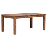 Porter Designs Urban Solid Sheesham Wood 72" - 96" Butterfly Extension Contemporary Dining Table Natural 07-117-01-1127