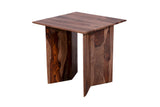 Porter Designs Cambria Solid Sheesham Wood Modern End Table Brown 05-116-07-8401H