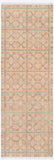 Laural LRL-6014 Cottage Jute Rug LRL6014-268 Khaki, Sage, Cream 100% Jute 2'6" x 8'