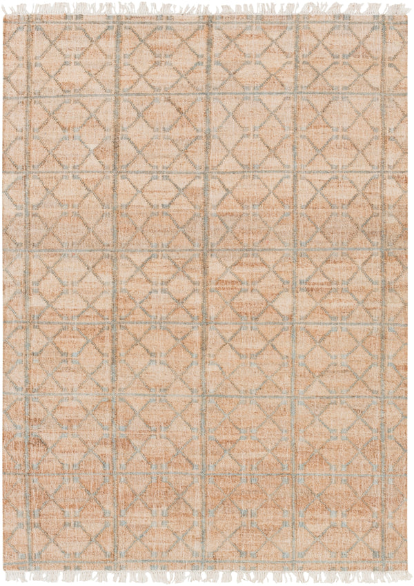 Laural LRL-6014 Cottage Jute Rug LRL6014-913 Khaki, Sage, Cream 100% Jute 9' x 13'