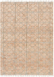 Laural LRL-6014 Cottage Jute Rug LRL6014-913 Khaki, Sage, Cream 100% Jute 9' x 13'