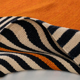 Safavieh Aryn Stripe Flat Weave Wool Rug Persimmon Wool LRL7310A-9