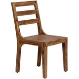 Porter Designs Urban Solid Sheesham Wood Contemporary Dining Chair Brown 07-117-02-1128-1