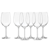 Tuscany Classics White Wine Glass Set, Buy 4 Get 6