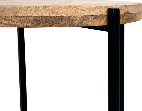 Porter Designs Camden Solid Wood Transitional End Table Natural 05-215-08-4016