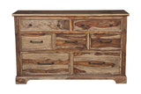 Porter Designs Crossroads Solid Sheesham Wood Natural Dresser Brown 04-196-01-C04H