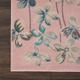 Nourison Tranquil TRA04 Kids Machine Made Power-loomed Indoor Area Rug Pink 8'10" x 11'10" 99446484727