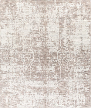 Lucknow LUC-2302 Modern Viscose, Wool Rug LUC2302-81012 Light Gray, Ivory, Taupe 75% Viscose, 25% Wool 8'10" x 12'