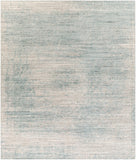 Lucknow LUC-2304 Modern Viscose, Wool Rug LUC2304-810 Light Gray, Taupe, Teal 75% Viscose, 25% Wool 8' x 10'