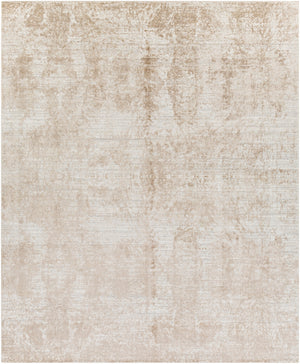 Lucknow LUC-2305 Modern Viscose, Wool Rug LUC2305-81012 Beige, Ivory 75% Viscose, 25% Wool 8'10" x 12'