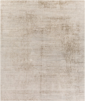 Lucknow LUC-2306 Modern Viscose, Wool Rug LUC2306-81012 Taupe, Light Gray 75% Viscose, 25% Wool 8'10" x 12'