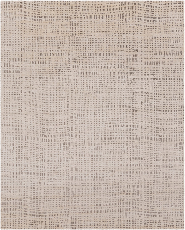 Ludlow LUD-2001 Modern Viscose Rug LUD2001-810 Ivory, Dark Brown, Taupe 100% Viscose 8' x 10'