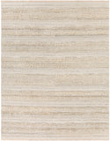 Lugano LUG-2302 Global Viscose, Wool Rug LUG2302-810 Medium Gray, Cream, White 50% Viscose, 50% Wool 8' x 10'