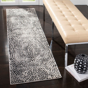 Safavieh Lurex 185 Power Loomed 34% Polypropylene/66% Polyester Contemporary Rug LUR185Z-8SQ