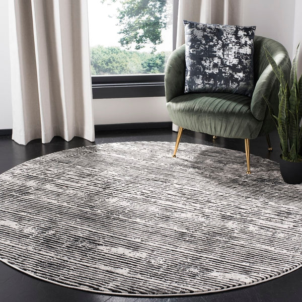 Safavieh Lurex 188 Power Loomed 38% Polypropylene/62% Polyester Contemporary Rug LUR188Z-8SQ