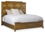 Hooker Furniture Ballantyne Traditional-Formal King Wood Panel Bed in Alder Solids and Alder Veneers 5840-90266-80