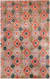 Lux161 Hand Knotted Banana Silk 0 Rug Purple / Rust Banana Silk LUX161A-9