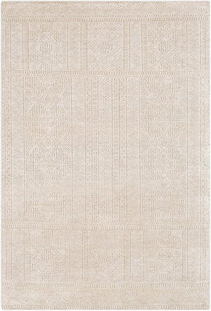 Livorno LVN-2303 Traditional Viscose, Wool Rug LVN2303-912 Beige, Khaki 80% Viscose, 20% Wool 9' x 12'