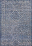 Livorno LVN-2304 Global Viscose, Wool Rug LVN2304-811 Denim, White, Taupe 80% Viscose, 20% Wool 8' x 11'