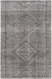 Livorno LVN-2305 Global Viscose, Wool Rug LVN2305-912 Black, Ivory 90% Viscose, 10% Wool 9' x 12'