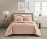 Cody Dusty Rose Queen 7pc Quilt Set