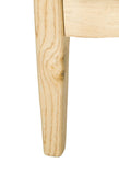 Safavieh Ellaria Loveseat Beige Natural Wood NC Coating Elm Foam Viscose Polyester LVS9500A 889048350427