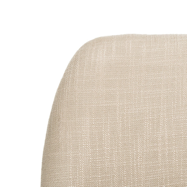 Safavieh Ellaria Loveseat Beige Natural Wood NC Coating Elm Foam Viscose Polyester LVS9500A 889048350427