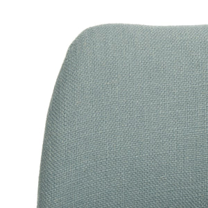 Safavieh Ellaria Loveseat Blue Natural Wood NC Coating Elm Foam Viscose Polyester LVS9500B 889048350434