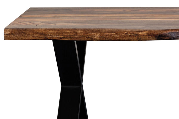 Porter Designs Manzanita Live Edge Solid Acacia Wood Natural Coffee Table Brown 05-196-02-4640X-KIT