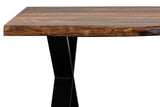 Porter Designs Manzanita Live Edge Solid Acacia Wood Natural Coffee Table Brown 05-196-02-4640X-KIT