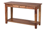 Porter Designs Taos Solid Sheesham Wood Natural Console Table Brown 05-196-10-9012H