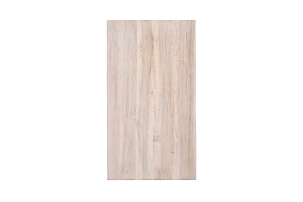 Porter Designs Granby Solid Acacia Wood Modern Desk White 10-190-05-1788