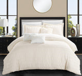 Hadassah Beige Queen 6pc Comforter Set