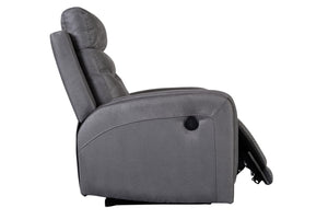 Porter Designs Keyser Power Motion Contemporary Recliner Gray 03-201-17-8520