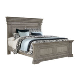 Pulaski Furniture Madison Ridge King Panel Bed in Heritage Taupe P091-BR-K3-PULASKI P091-BR-K3-PULASKI