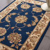 Nourison Nourison 2000 2022 Persian Handmade Tufted Indoor Area Rug Navy 2'6" x 4'3" 99446709455