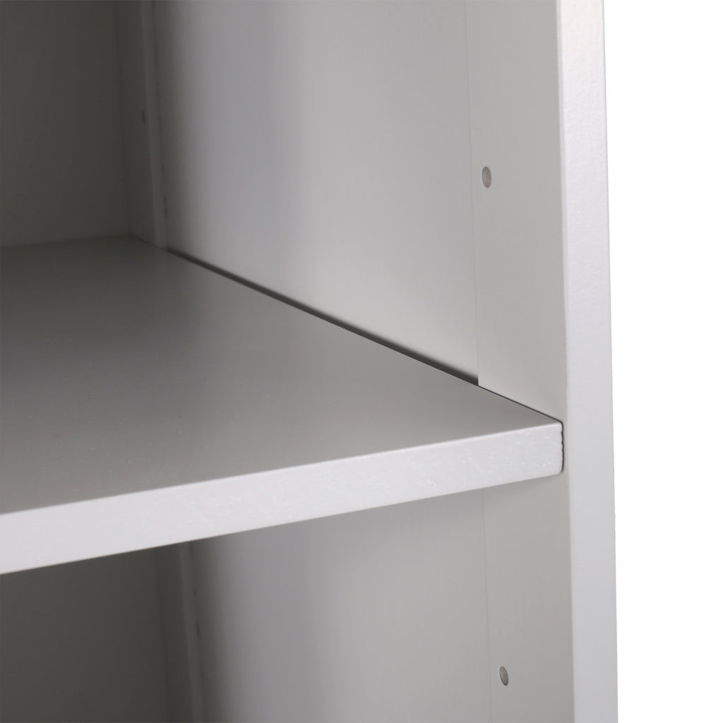 Bathroom Linen Storage Tower Cabinet Elements Acacia - Gray Wood