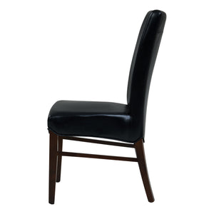 Milton Bonded Leather Dining Chair Set of 2 - Stylish Parsons Accent Chairs for Modern Interiors