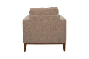 Porter Designs Annie Wood Trim Contemporary Chair Cream 01-216-03-3039