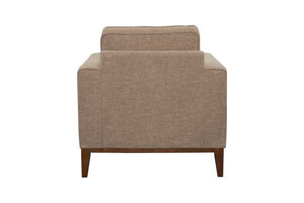 Porter Designs Annie Wood Trim Contemporary Chair Cream 01-216-03-3039