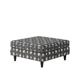 Fusion 170-C Transitional Cocktail Ottoman 170-C Bindi Pepper 38" Square Cocktail Ottoman