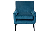 Porter Designs Kristina Mid-Century Modern Modern Accent Chair Blue 01-201C-06-175