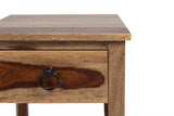 Porter Designs Sheesham Accents Solid Wood Natural End Table Natural 05-116-07-PDU08