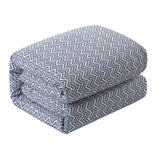 Blaine Navy Twin 2pc Duvet Set