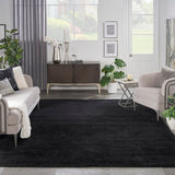 Nourison Michael Amini Ma30 Star SMR01 Glam Handmade Hand Tufted Indoor only Area Rug Black 9'9" x 13'9" 99446880949