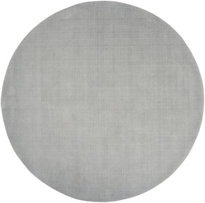 Mystique M-211 Modern Wool Rug M211-8RD Medium Gray 100% Wool 8' Round