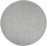 Mystique M-211 Modern Wool Rug M211-8RD Medium Gray 100% Wool 8' Round