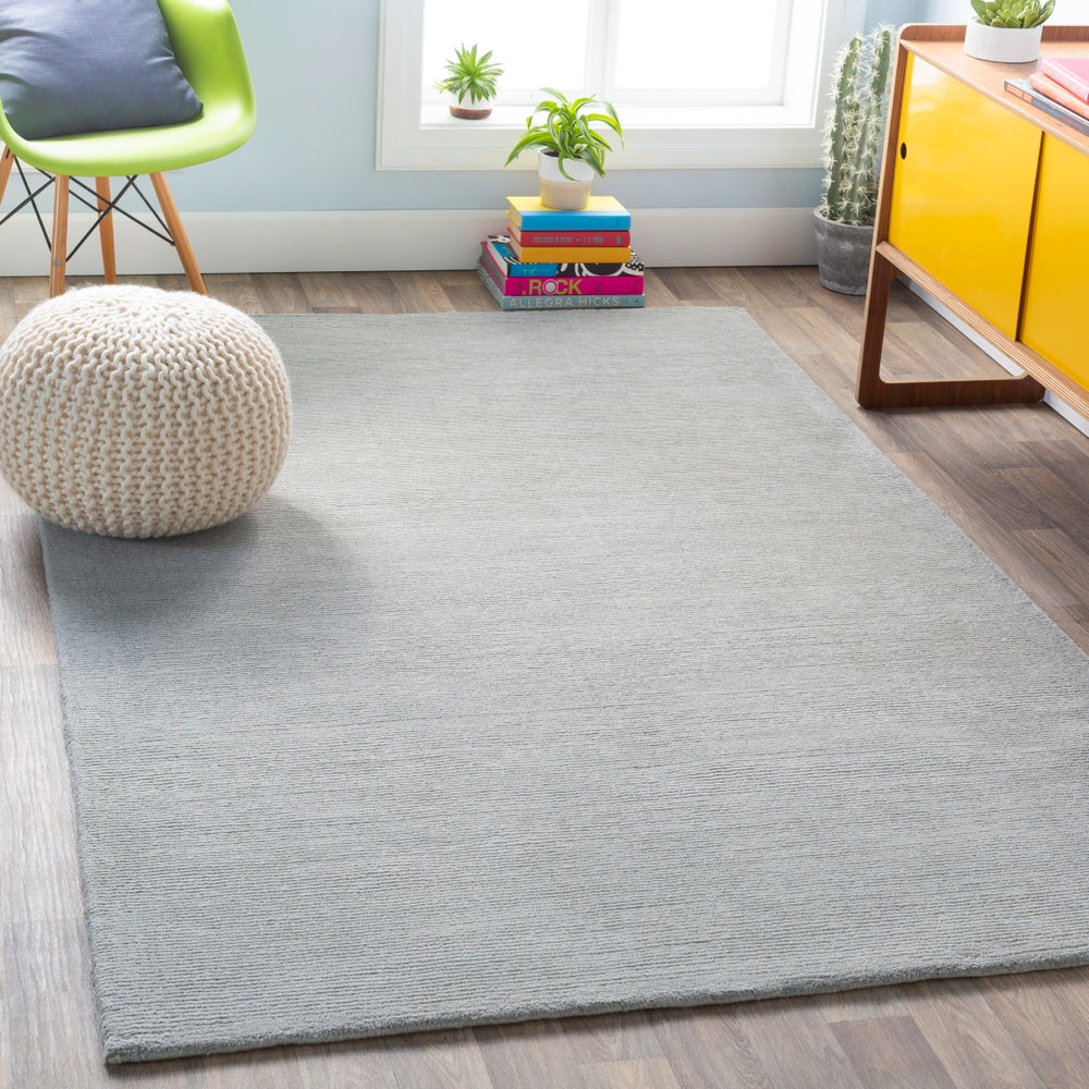 Mystique M-211 Modern Wool Rug M211-913 Medium Gray 100% Wool 9' x 13'