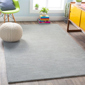 Mystique M-211 Modern Wool Rug M211-99SQ Medium Gray 100% Wool 9'9" Square
