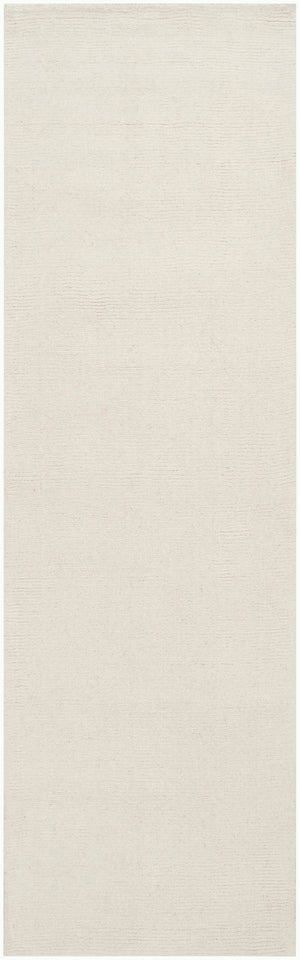 Mystique M-262 Modern Wool Rug M262-312 Cream 100% Wool 3' x 12'